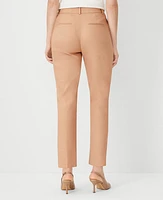 Ann Taylor The Petite High Rise Pencil Pant Linen Twill