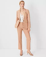 Ann Taylor The Petite High Rise Pencil Pant Linen Twill