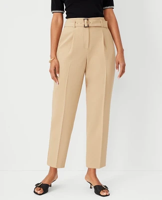 Ann Taylor The Petite Belted Taper Pant