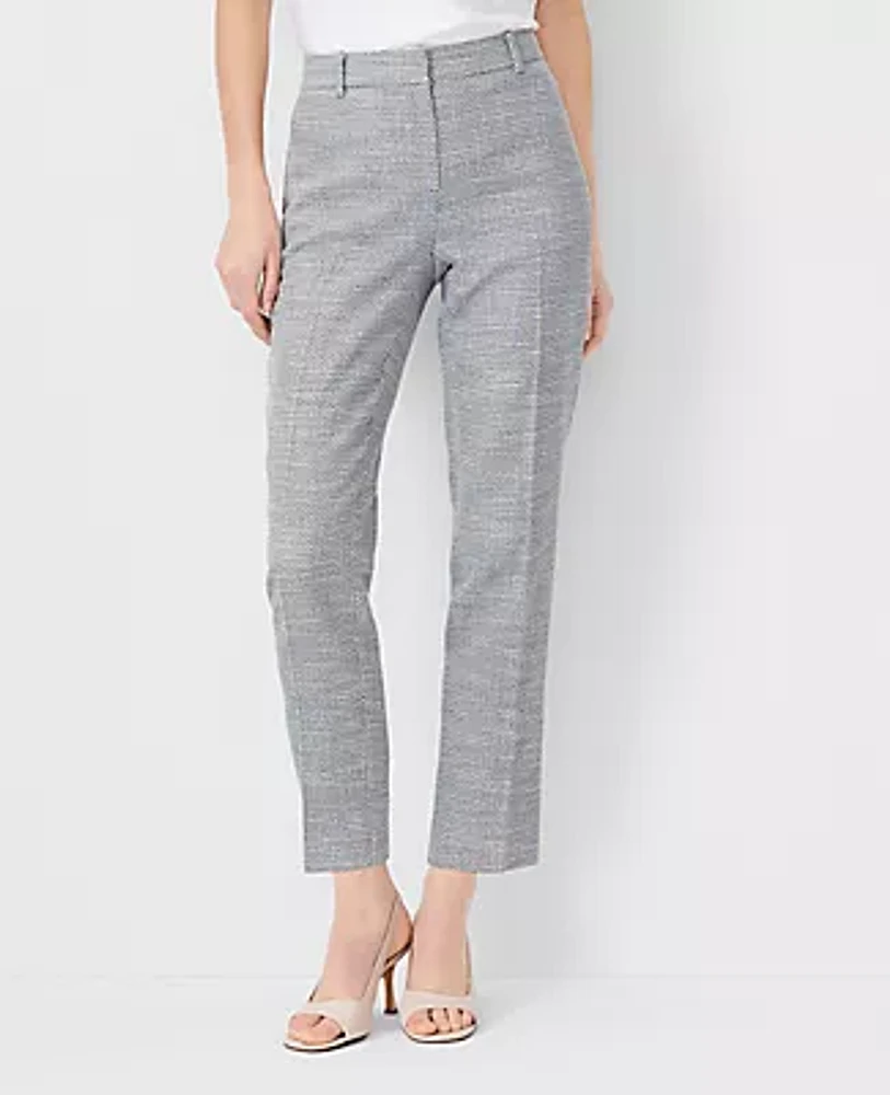 Ann Taylor The Tall Mid Rise Eva Ankle Pant in Texture