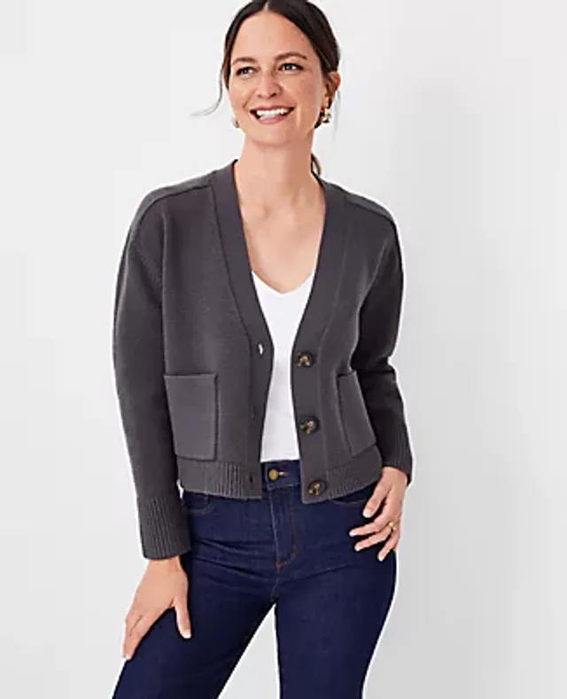 Ann Taylor Relaxed Open Cardigan