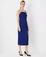 Ann Taylor Jeweled Strap Sheath Dress