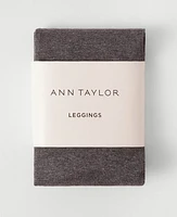 Ann Taylor Heathered Essential Leggings Dark Graphite Heather Women's