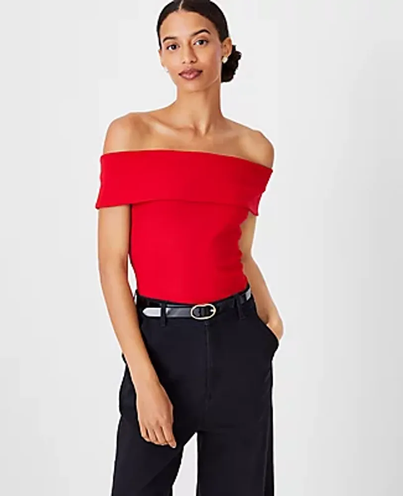 Ann Taylor Off The Shoulder Top