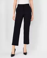 Ann Taylor The Tab Waist Straight Ankle Pant