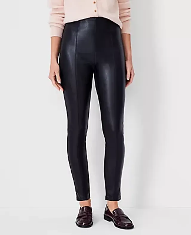 Women's Seamfront Faux-Leather Leggings