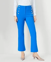 Ann Taylor The Sailor Flared Ankle Pant Size 2 Intense Lapis Women's