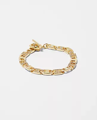 Ann Taylor Pave Chain Bracelet