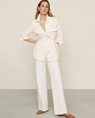 Ann Taylor The Trouser Jean Ivory Women's