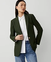 Ann Taylor The Longline Blazer Bi-Stretch Twill Women's