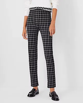 Ann Taylor The Petite Audrey Pant in Check