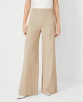 Ann Taylor The Sailor Palazzo Pant Twill Women's