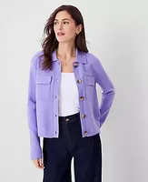 Ann Taylor Collared Cardigan