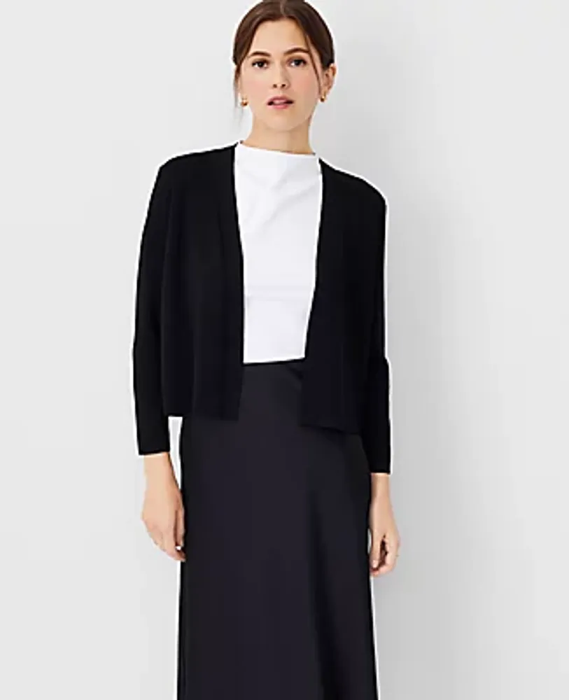 Ann Taylor Petite Shorter Open Cardigan