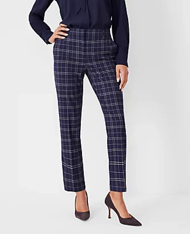 Ann Taylor The Petite Eva Ankle Pant Plaid