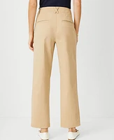 Ann Taylor AT Weekend Seamed High Rise Straight Ankle Pants Chino Women's