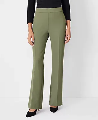 Ann Taylor The Petite Side Zip Trouser Pant in Crepe