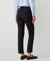 Ann Taylor The Petite High Rise Eva Ankle Pant Size 00 Atlantic Navy Women's