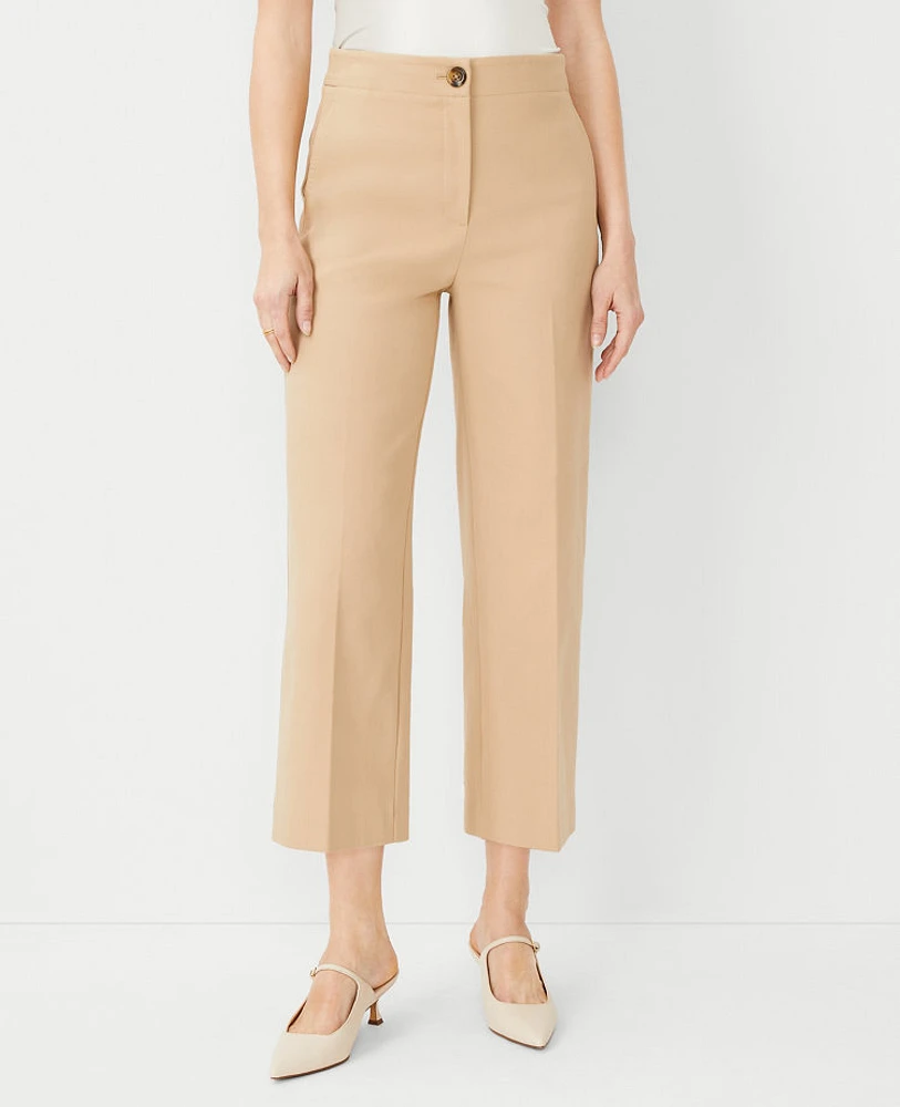 Ann Taylor The Petite Kate Wide Leg Crop Pant