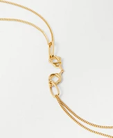 Ann Taylor Horsebit Necklace Goldtone Women's