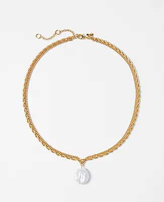Ann Taylor Freshwater Pearl Layered Necklace