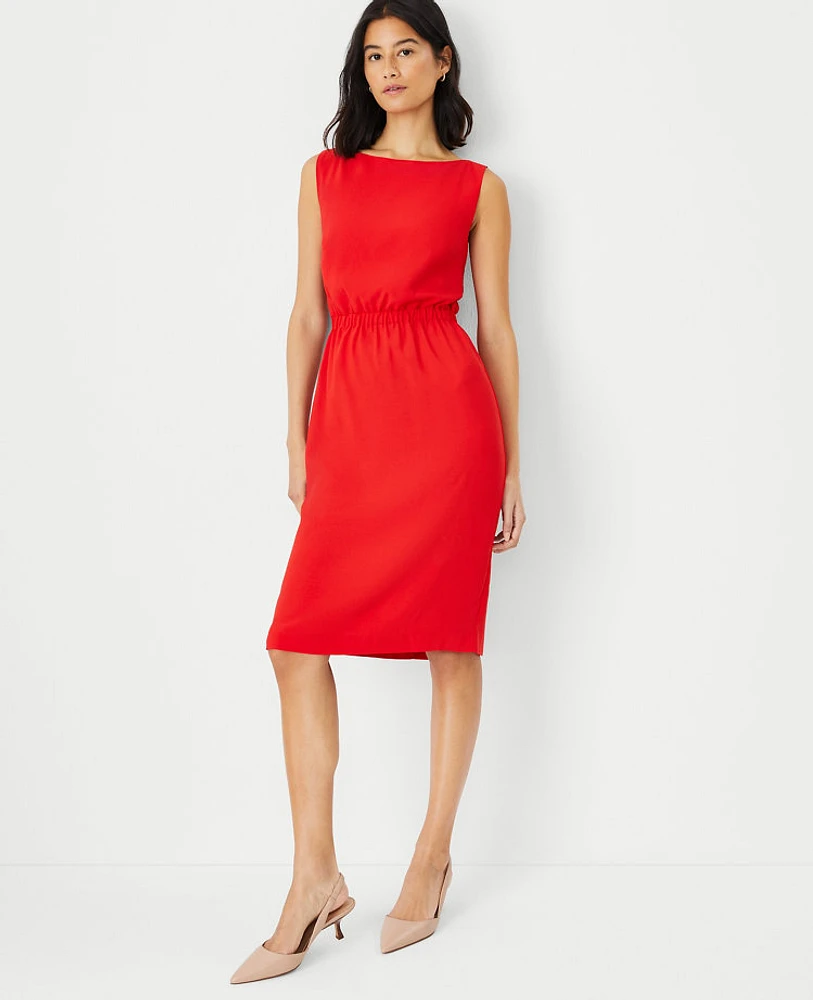 Ann Taylor Petite Boatneck Sheath Dress Peppermint Stick Women's | Dulles  Town Center