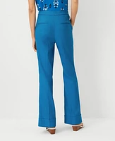 Ann Taylor The Petite Cuffed Trouser Pant Linen Twill Women's