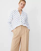 Ann Taylor Tall Geo Essential Shirt