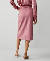 Ann Taylor The Long Pencil Skirt Textured Drape Women's