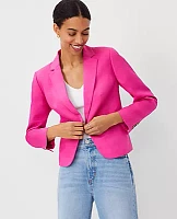 Ann Taylor The Newbury Blazer Linen Blend