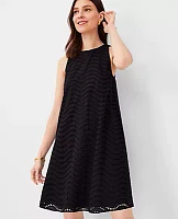 Ann Taylor Tall Cotton Eyelet Halter Dress