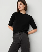 Ann Taylor Cashmere Roll Neck Sweater T-Shirt Women's