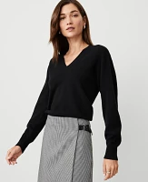 Ann Taylor Cashmere V-Neck Sweater Women's