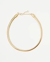 Ann Taylor Snake Chain Necklace Goldtone Women's