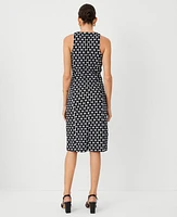 Ann Taylor Geo Sleeveless Sheath Dress