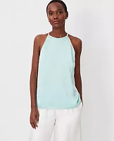 Ann Taylor Studio Collection Silk Halter Top