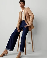 Ann Taylor The Crosby Blazer Twill Perfect Camel Women's