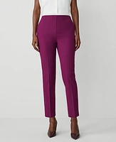 Ann Taylor The Petite High Rise Zip Ankle Pant Bi-Stretch