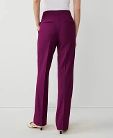 Ann Taylor The High Rise Skinny Trouser Pant in Bi-Stretch - Curvy Fit Size 0 Plum Burst Women's