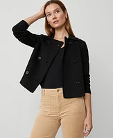 Ann Taylor Double Breasted Sweater Jacket Women's