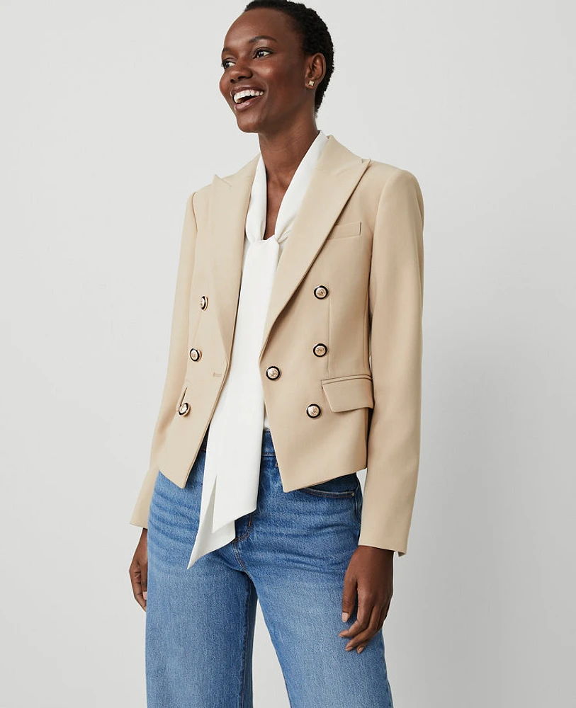 Ann Taylor Button Fitted Blazer Women's