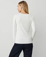 Ann Taylor Square Neck Top Women's