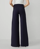 Ann Taylor The Petite Sailor Dramatic Wide-Leg Pant Night Sky Women's