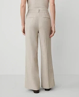 Ann Taylor The Petite Perfect Wide Leg Pant Light Taupe Heather Women's