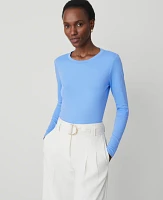 Ann Taylor Long Sleeve Crew Neck Top Women's