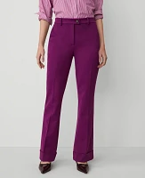 Ann Taylor The Petite Curvy Cuffed Tab Waist Trouser Pulsar Purple Women's