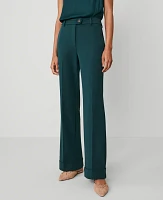 Ann Taylor The Petite Curvy Cuffed Tab Waist Trouser Women's