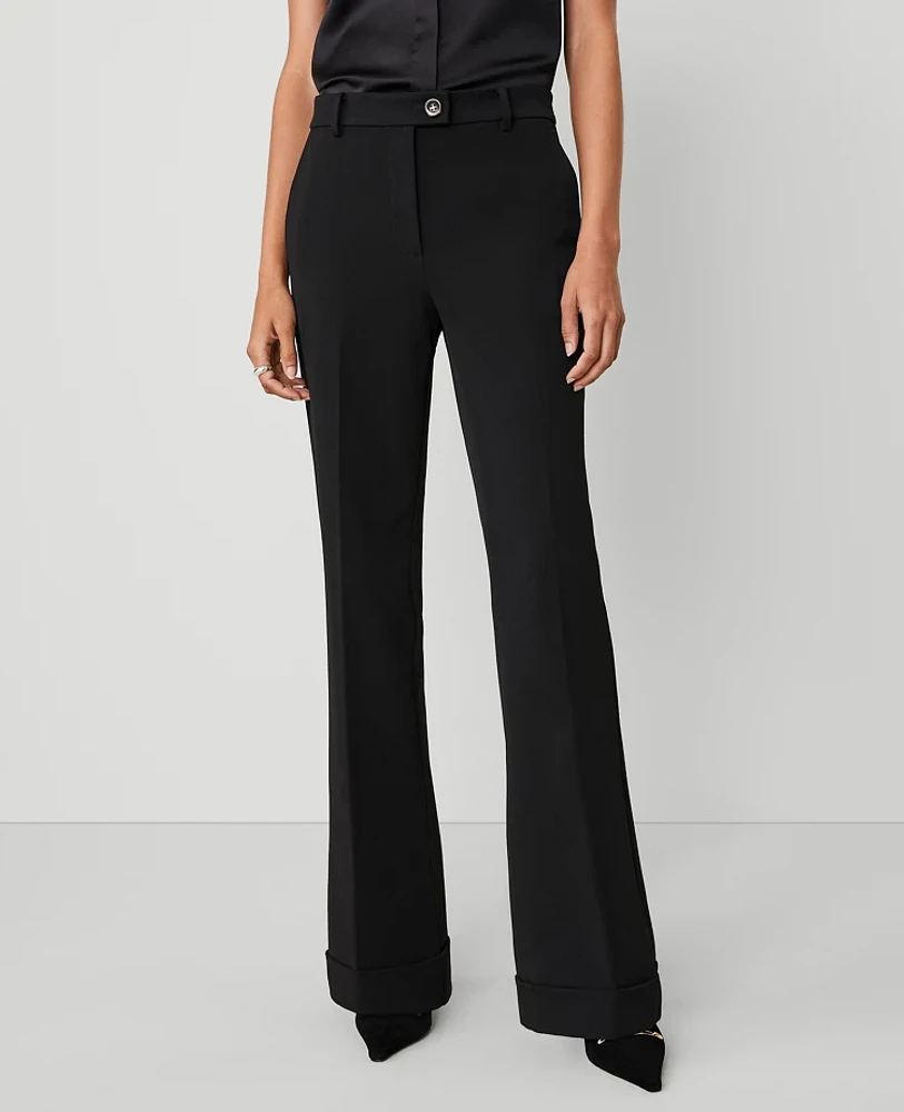 Ann Taylor The Curvy Cuffed Tab Waist Trouser Women's