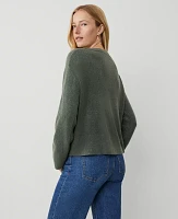 Ann Taylor Weekend Collection Relaxed V-Neck Sweater Women's