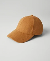 Ann Taylor Felt Baseball Cap Perfect Camel Women's